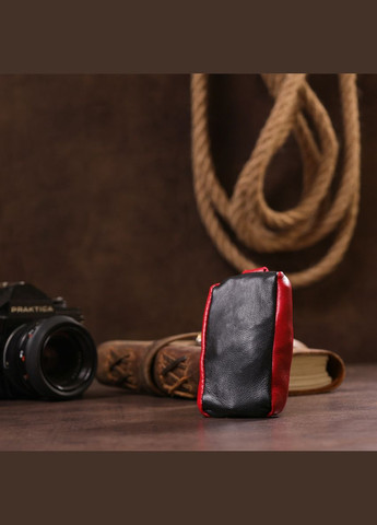 Комбинированная ключница из натуральной кожи 13952 Shvigel (298570549)