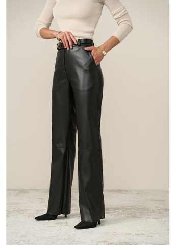 Брюки из экокожи 3076 Серый Triko Bakh (368651322)