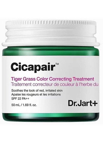 Dr. Jart+ Коригувальний крем для обличчя Cicapair Tiger Grass Color Correcting Treatment SPF22 PA++ 50ml (2-1052970) — Крем, Південна Корея (369793949)