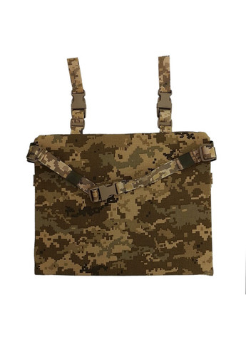 Сидушка тактична на 2 секції Кордура 500d EVA Піксель ММ14 No Brand (333339992)