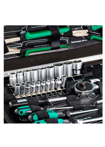 Великий набір інструментів для дому у валізі Mannesmann 108 шт. Якісний набір ключів для авто, у подарунок No Brand M29075SHE (345707501)