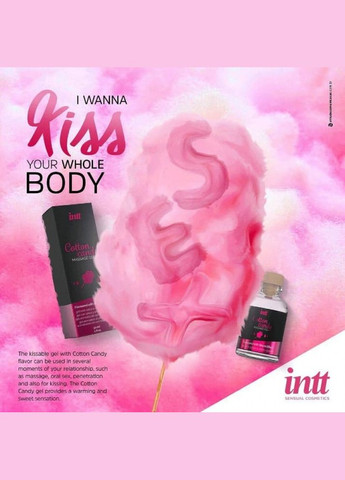 Масажний гель для інтимних зон Cotton Candy (30 мл) Intt (331168983)