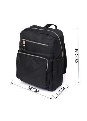 Рюкзак нейлоновий 14808 Чорний Vintage (328449868)