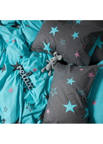 Комплект постельного белья Бязь Gold Люкс «» Полуторный Евро 160х220 наволочки 2х70х70 (MS-820007022) Moon&Star Starry Skies (356112626)