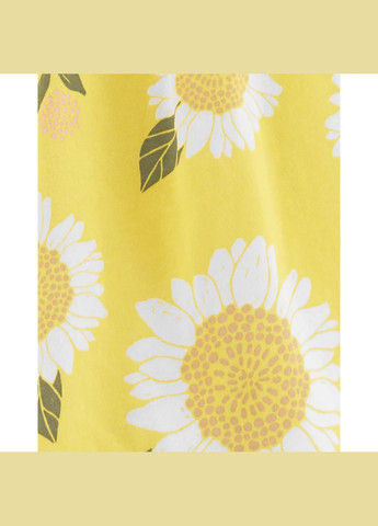 Жовтий демісезонний комплект 2в1 carter`s кофта з коротким рукавом, лосини для дівчинки 81-86 cm (1n086110_) Carter's