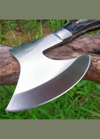 Топор Кемпинг, легкий туристический топор, цельнометаллический с деревянной ручкой, вес всего 355 г No Brand (358204647)