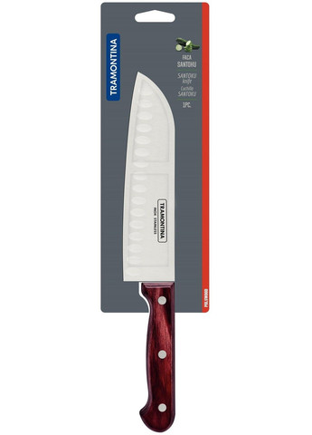 Ніж POLYWOOD ніж Сантоку 178мм (кр.дер) інд.уп. (21179/177) Tramontina (365277306)
