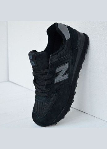 Чорні Осінні чоловічі кеди чорні замшеві з сіткою весняні осінні стильні топ якість No Brand кросівки