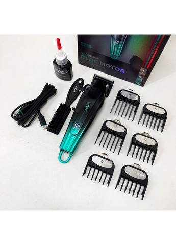 Аккумуляторная машинка для стрижки V-662. Цвет: зеленый VGR (364664266)