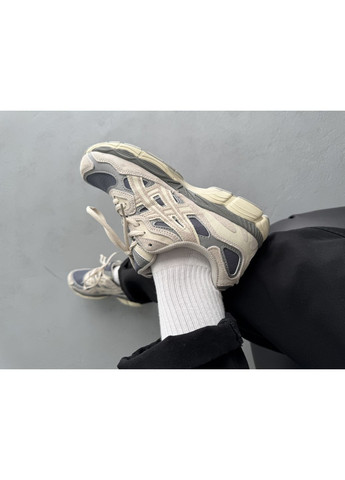 Сірі Осінні кросівки чоловічі asics gel-nyc grey beige gore-tex | асікс гель-нюк сірі No Brand