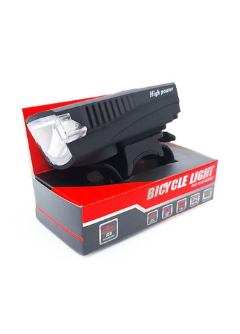 Велосипедна фара передня FL1588 USB 350 Лм з електродзвінком (G0000699) BeCool (355803064)