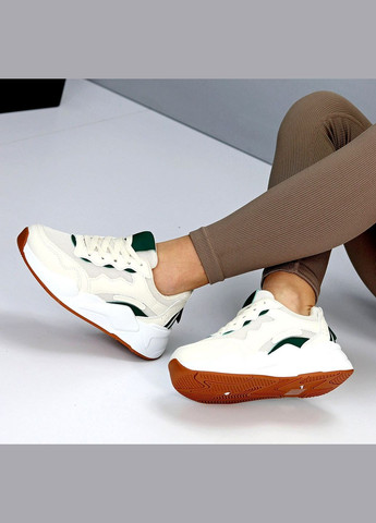 Жіночі кросівки світло-бежеві, екошкіра + текстиль, легкі та стильні Navigator Кросівки світло-бежеві літо (346146182)