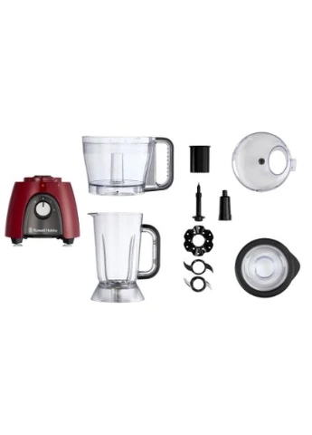 Кухонный комбайн 600 Вт 2,3 л Красный Russell Hobbs (386700621)