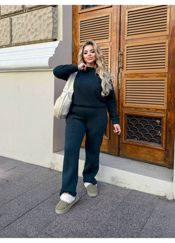 Теплий костюм-трійка з турецької тринітки Пін’є — ЗАМІРИ В ОПИСІ DK/DL Мода без кордонів (368458128)