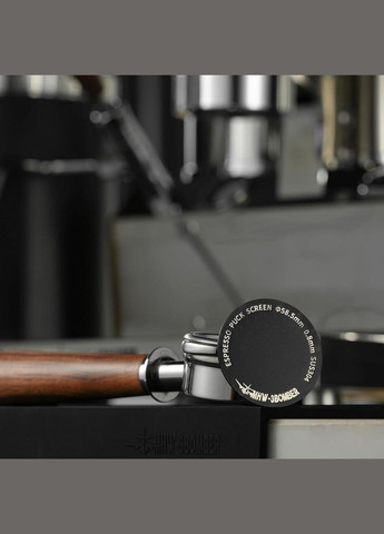 Улучшайзер для кофе 58 mm. Puck Screen Сито для эспрессо Titanium Black MHW-3BOMBER (314454865)