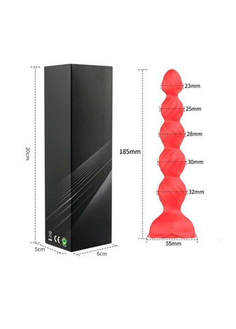 Смарт анальный светящийся корок Love Spouse красный — Анальные игрушки No Brand (366891901)