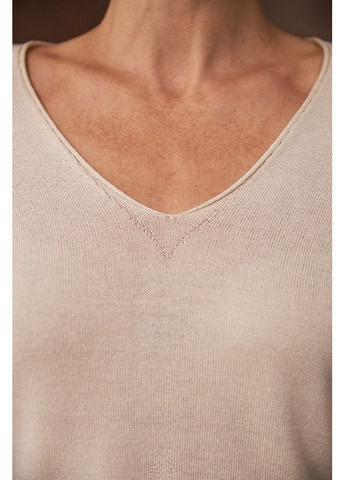 Перловий демісезонний жіночий легкий напівпрозорий джемпер (2907) Triko Bakh