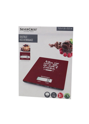 Ваги кухонні SilverCrest SKW 5 B1 до 5 кг цифрові електронні Silver Crest (305577899)