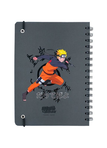 Блокнот пруж. A5 80арк. кліт. тв. обкл. Naruto NR24-190/ / Kite (358203416)
