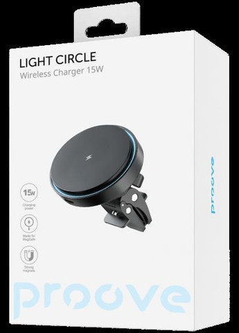 Холдер 15W Magnetic Light Circle black (WHLC15010001) UA Proove (330031687)
