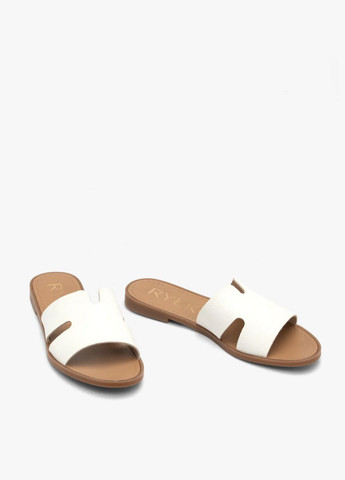 Белые шлепанцы Rylko