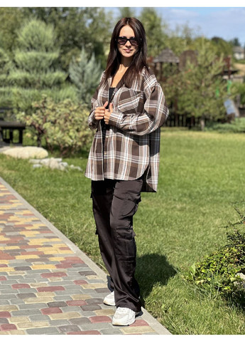 Кофейная рубашка Maybel