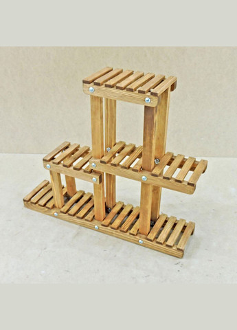 Підставка для квітів з дерева Алора мускат (ЦВП-005707) No Brand (328228251)