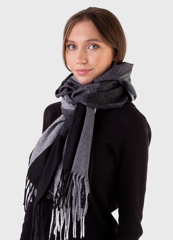 Теплий кашеміровий палантин Madrid 444036 Чорний 185*60 см Merlini (304039598)