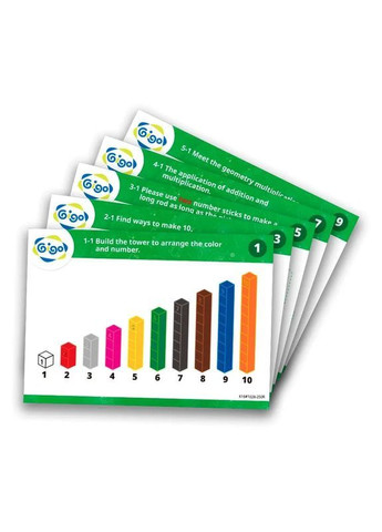 Набір для рахування Палички Кюїзенера, 250 шт. () Gigo 1028-250R (364118922)