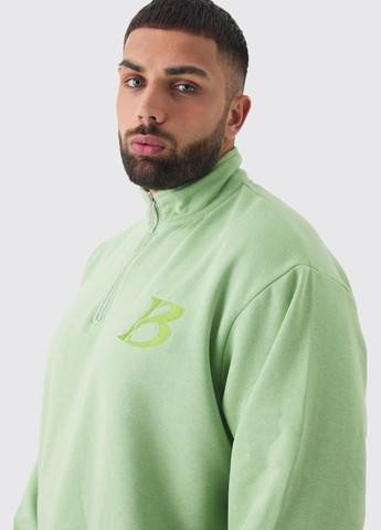 Зеленый демисезонный костюм(толстовка+джогеры) Boohoo