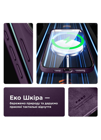 Чехол FAKE Leather Case для Apple iPhone 15 Plus Deep Purple (ARM76296) ArmorStandart (327887811)