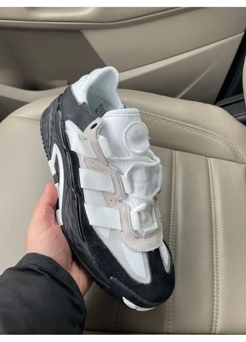 КРОСІВКИ ЖІНОЧІ ADIDAS NITEBALL WHITE BLACK 1 АДІДАС НАЙТБОЛ БІЛІ No Brand білі демісезони (391959063)