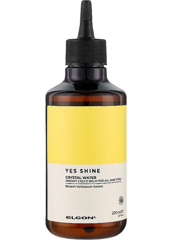 Кришталева вода для волосся Yes Shine Crystal Water 200ml (1314312-1924285) Elgon (368607118)