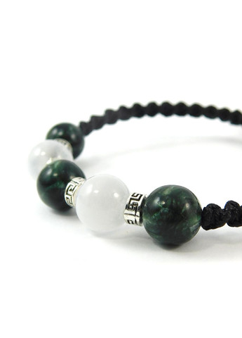 Браслет-шамбала "Квинтет" Серафинит, Селенит 15 Fursa fashion (325628296)