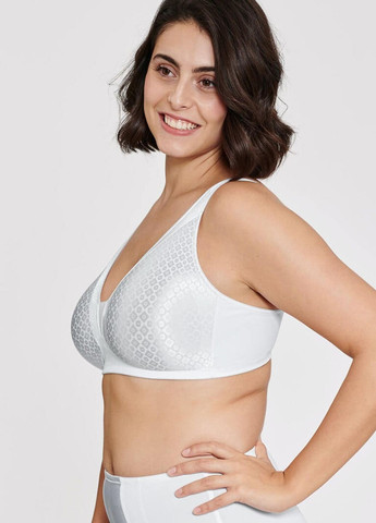 Белый бюстгальтер Naturana