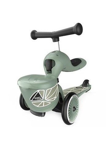 Самокат Scoot and Ride Highwaykick-1 Lifestyle, зеленый () Scoot&Ride SR-210621-GREENLINES (335030646)