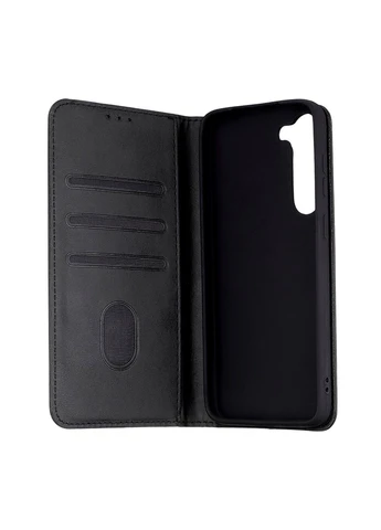 Чохол-книжка шкірозамінник протиударний для Samsung S23 Plus чорний Case (370168453)