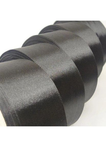 Чорна Стрічка атласна 4 см (23 м) "Sindtex" (АЛ4-002) Plus-plus (352752338)