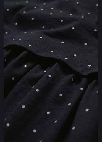 Темно-синий демисезонный комплект для беременных (халат, ночная рубашка) C&A