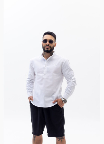 Чоловічі шорти з льону з вишивкою CK Vakko (334451525)