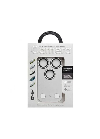 Захисне скло на камеру для Apple iPhone 0,3 мм срібне No Brand 17 Pro Max (400878446)