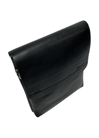 Чоловіча сумка з еко-шкіри Darvoz P001-3 чорна 26 х 21 х 5 No Brand (371682251)