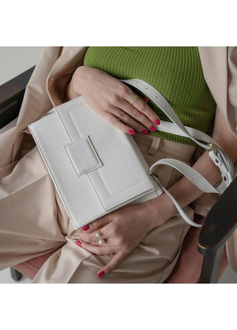 Жіноча шкіряна сумка Kelly біла The Wings (348358688)