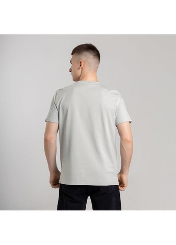 Фисташковая базовая футболка с коротким рукавом Vakko