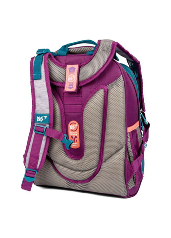 Шкільний рюкзак, каркасний, два відділення, дві бічні кишені, розмір: 38*30*15 см, бузковосірий Corgi Yes (293510915)