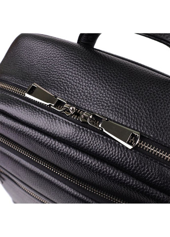 Городской рюкзак унисекс из натуральной кожи 23046 Черный Vintage (361111542)