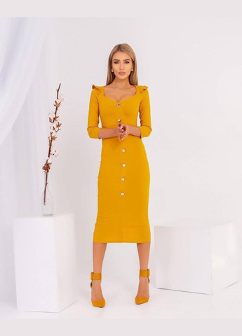 Жовтий сукня жіноча джинсова Milani