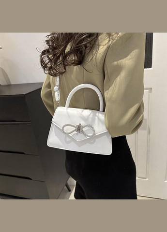 Женская классическая сумка кросс-боди через плечо белая No Brand (290665277)