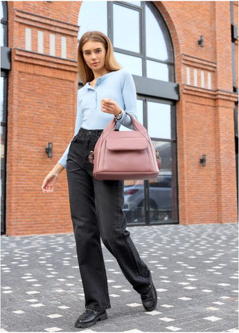 Жіноча спортивна сумка з кишенями Рожева (3700371625) Sambag (360965513)