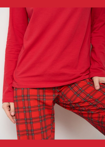 Красная всесезон женский комплект со штанами Nicoletta